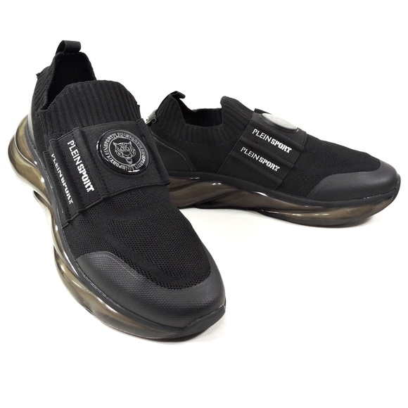 PLEIN SPORT 🇮🇹 MEN'SBLACK COMFORT SNEAKERS